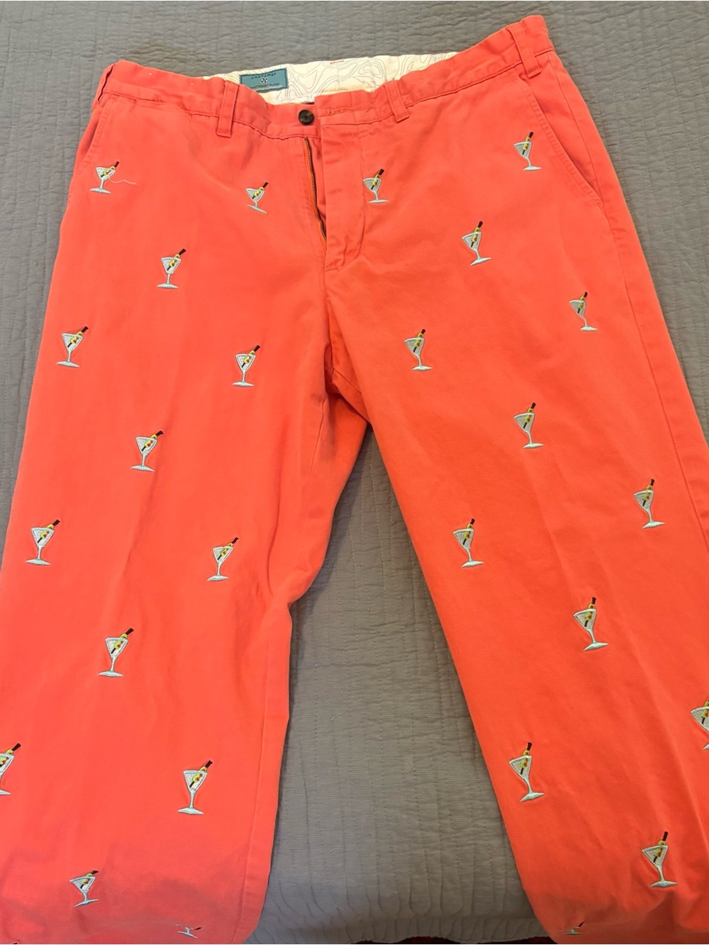 Castaway Embroidered Martini Chino Pants